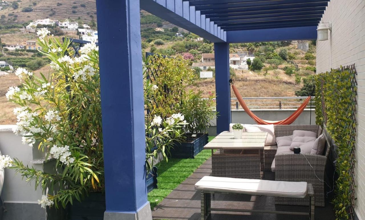 Atico 90M De Terraza, Jacuzzi Privado Y Cargador De Coche Electrico En Cabria, Almuñécar Dış mekan fotoğraf